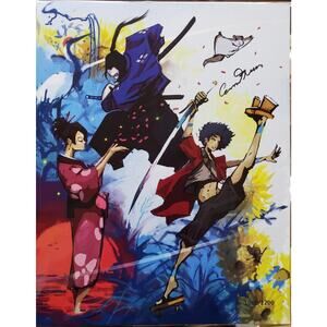 of/2200 SAMURAI CHAMPLOO 8x10 ARTIST SIGNED "Cameron Nissen" Bam Box Art Anime